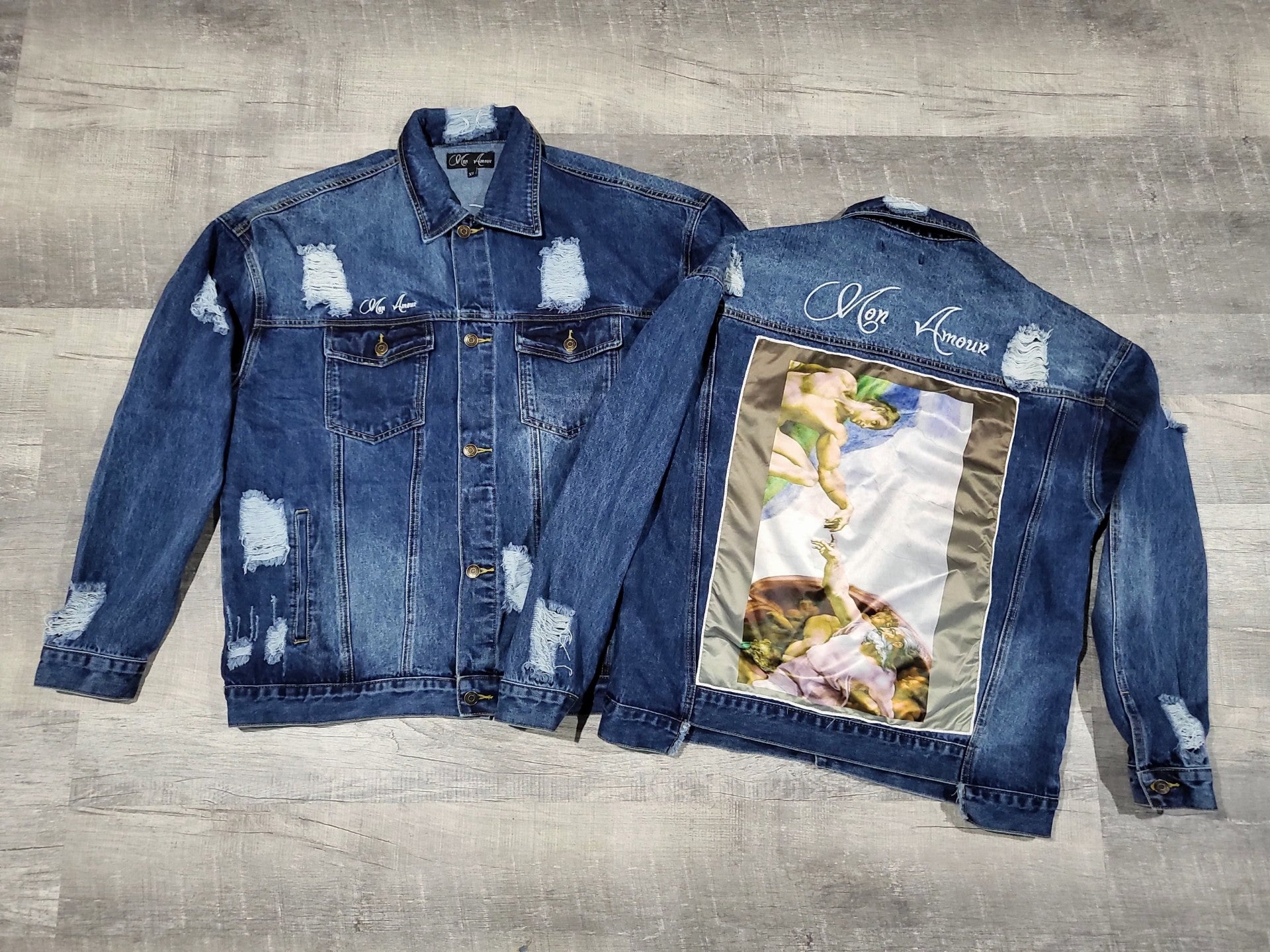 Exclusive Ted Lasso A.F.C. Richmond Hand-Painted Denim Jacket by Wren+ –  Warner Bros. Shop