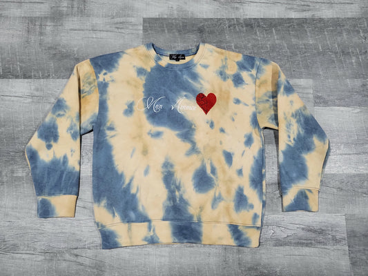 Mon Amour “Clear Skies” Tie Dye Crewneck